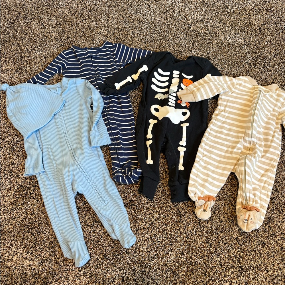 Bundle Baby 0-3month Pajamas